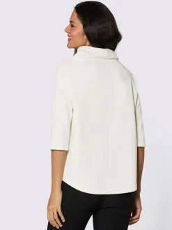 T-shirt moderne à col montant manches raglan confortables