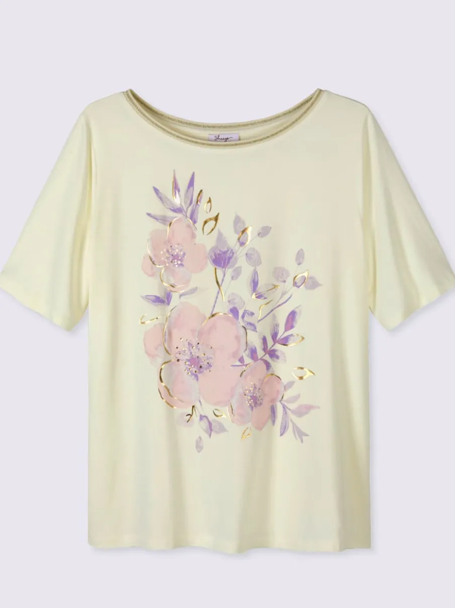 T-shirt motif féminin
