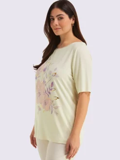 T-shirt motif féminin
