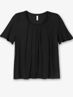 T-shirt plis creux tendance