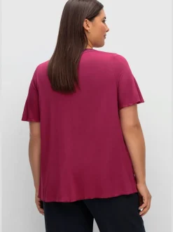T-shirt plis creux tendance
