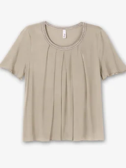 T-shirt plis creux tendance