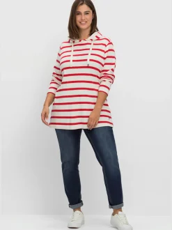 T-shirt rayé coupe droite