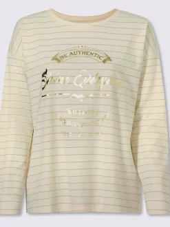 T-shirt rayé jersey fin