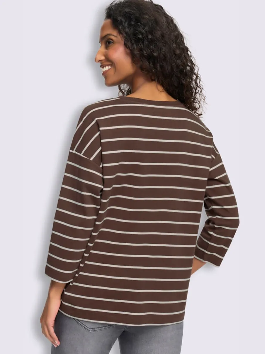 T-shirt rayé pur coton