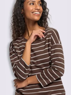 T-shirt rayé pur coton
