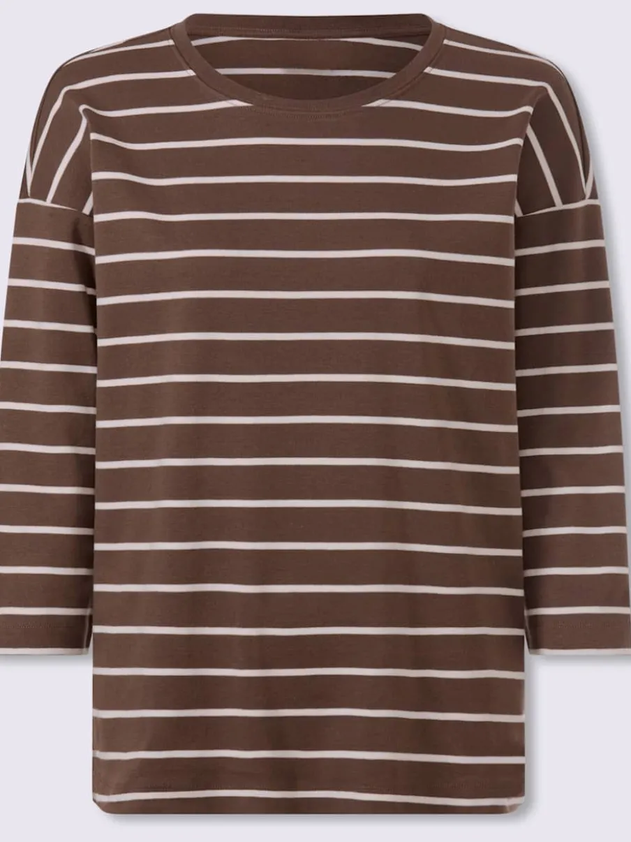 T-shirt rayé pur coton