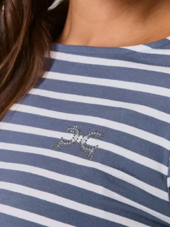 T-shirt rayé qualité coton pima