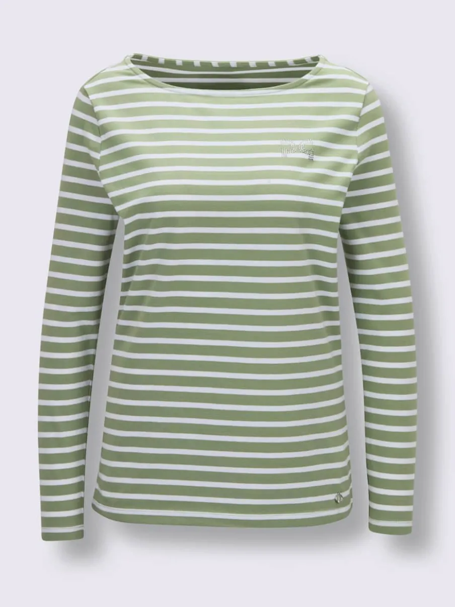 T-shirt rayé qualité coton pima