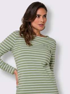 T-shirt rayé qualité coton pima