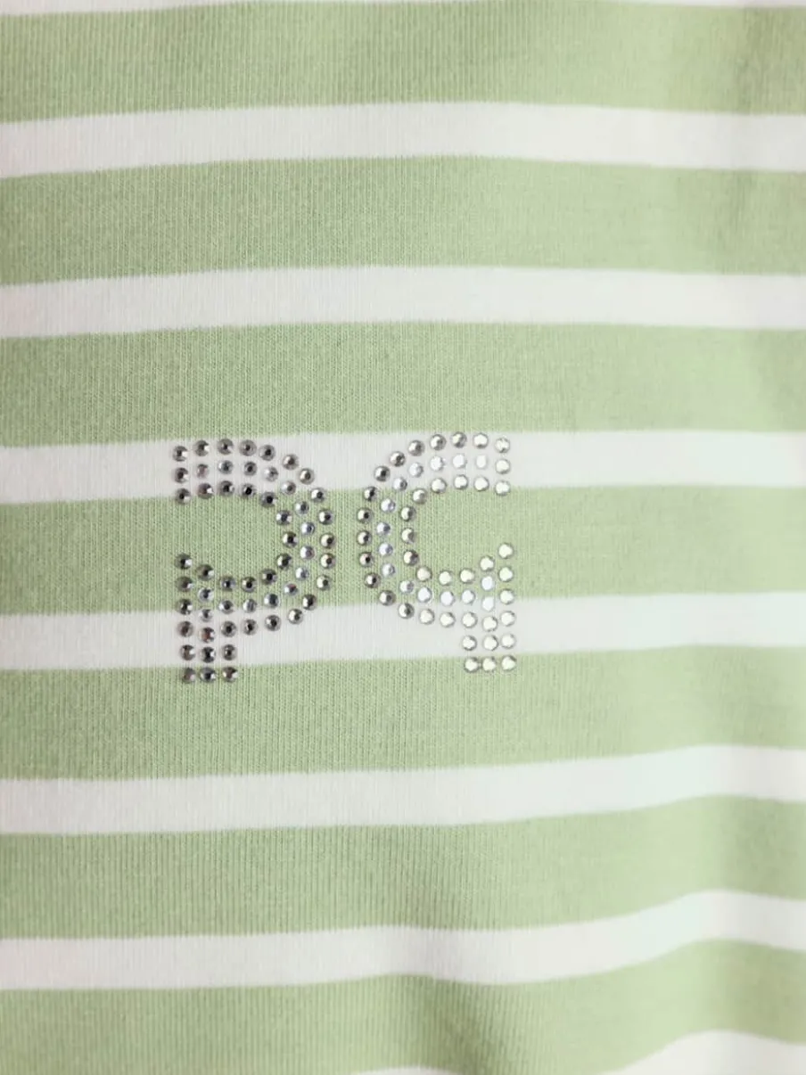 T-shirt rayé qualité coton pima