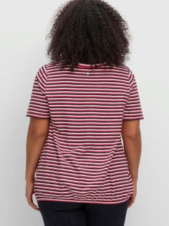 T-shirt à rayures rayures en fils teintés