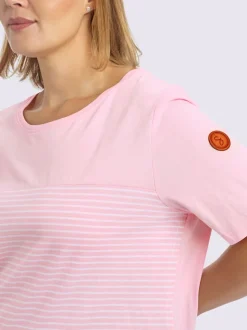 T-shirt à rayures rayures sportives