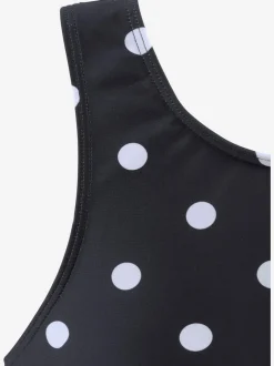 T-shirt sans manches à imprimé à pois pour baignade