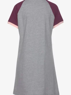 T-shirts de nuit avec manches raglan et inscription imprimée