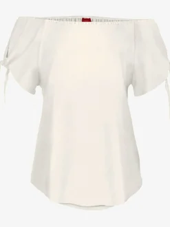 T-shirts encolure arrondie avec liens nouables aux manches