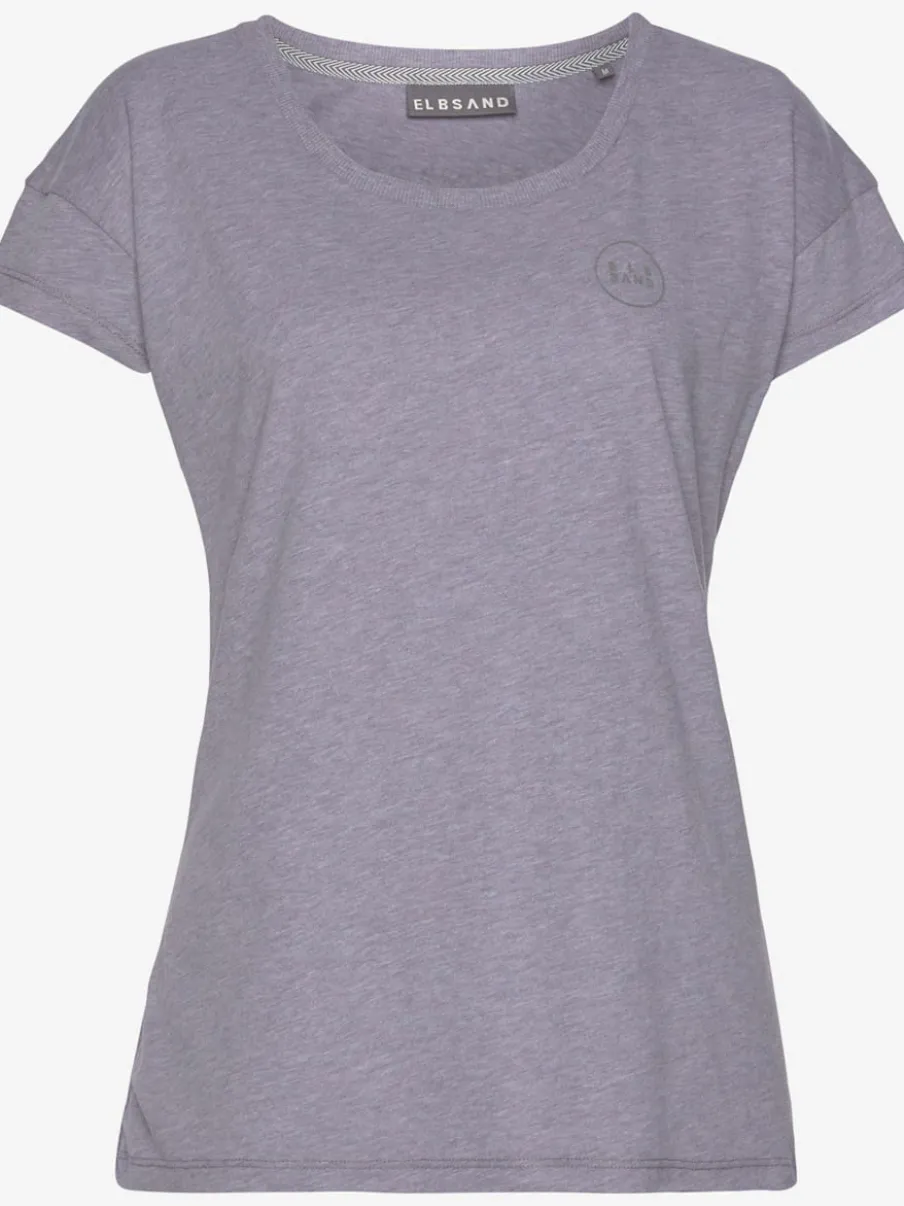 T-shirts encolure ronde avec imprimé et mancherons doux