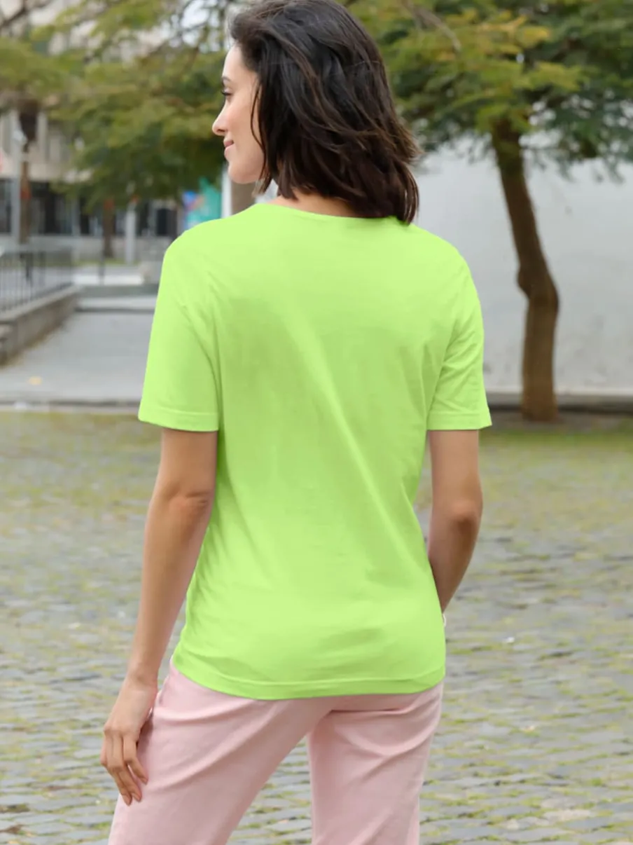 T-shirts à encolure ronde en pur coton basiques intemporels