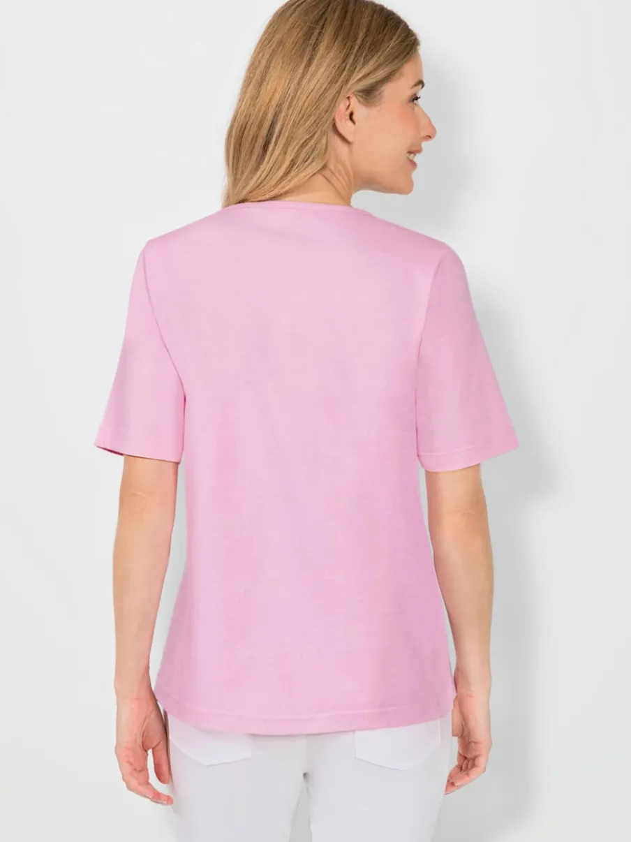T-shirts en coton à motifs de pissenlits avec emmanchures courtes