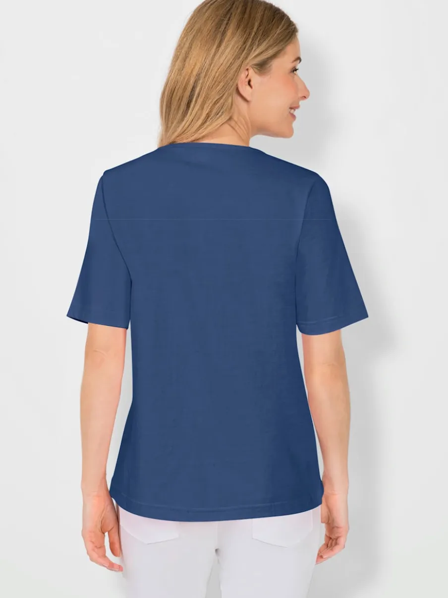 T-shirts en coton à motifs de pissenlits avec emmanchures courtes