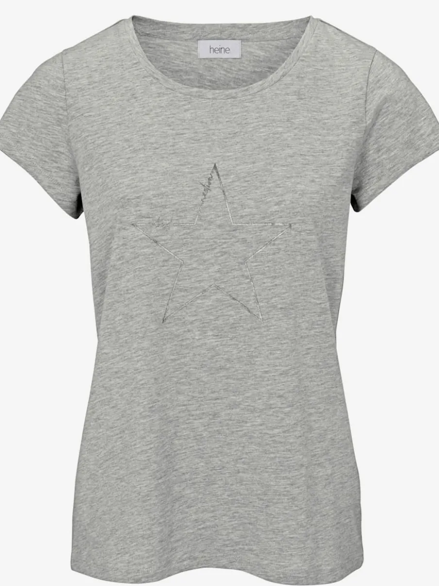 T-shirts en jersey doux à col rond et manches courtes