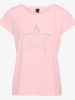 T-shirts en jersey doux à col rond et manches courtes