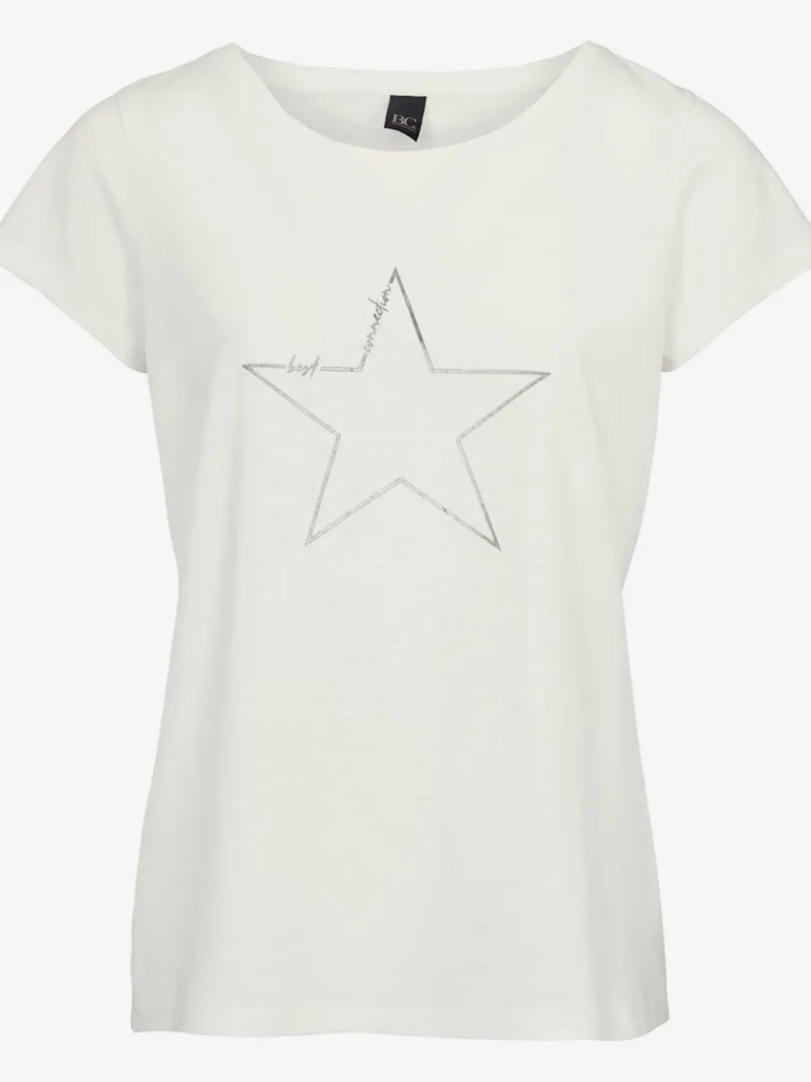 T-shirts en jersey doux à col rond et manches courtes