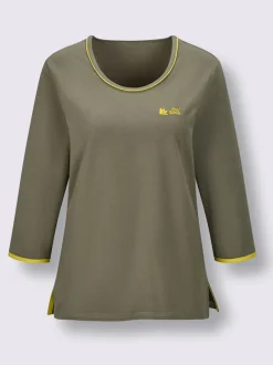 T-shirts manches 3/4 avec broderie feel good