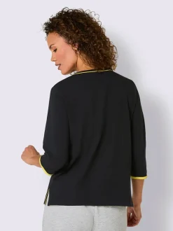T-shirts manches 3/4 avec broderie feel good