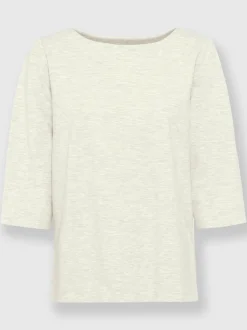 T-shirts à manches 3/4 avec plis creux au dos