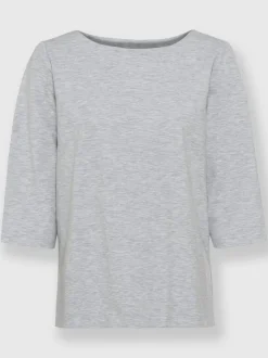 T-shirts à manches 3/4 avec plis creux au dos
