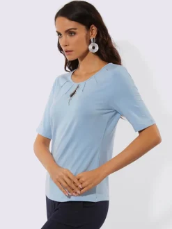 T-shirts à manches courtes avec découpes et détails brillants