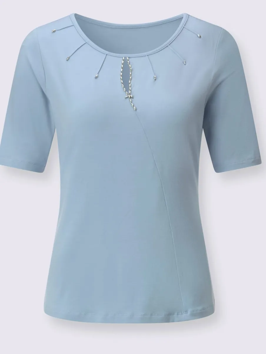 T-shirts à manches courtes avec découpes et détails brillants