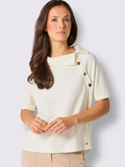 T-shirts à manches courtes avec col à revers chic