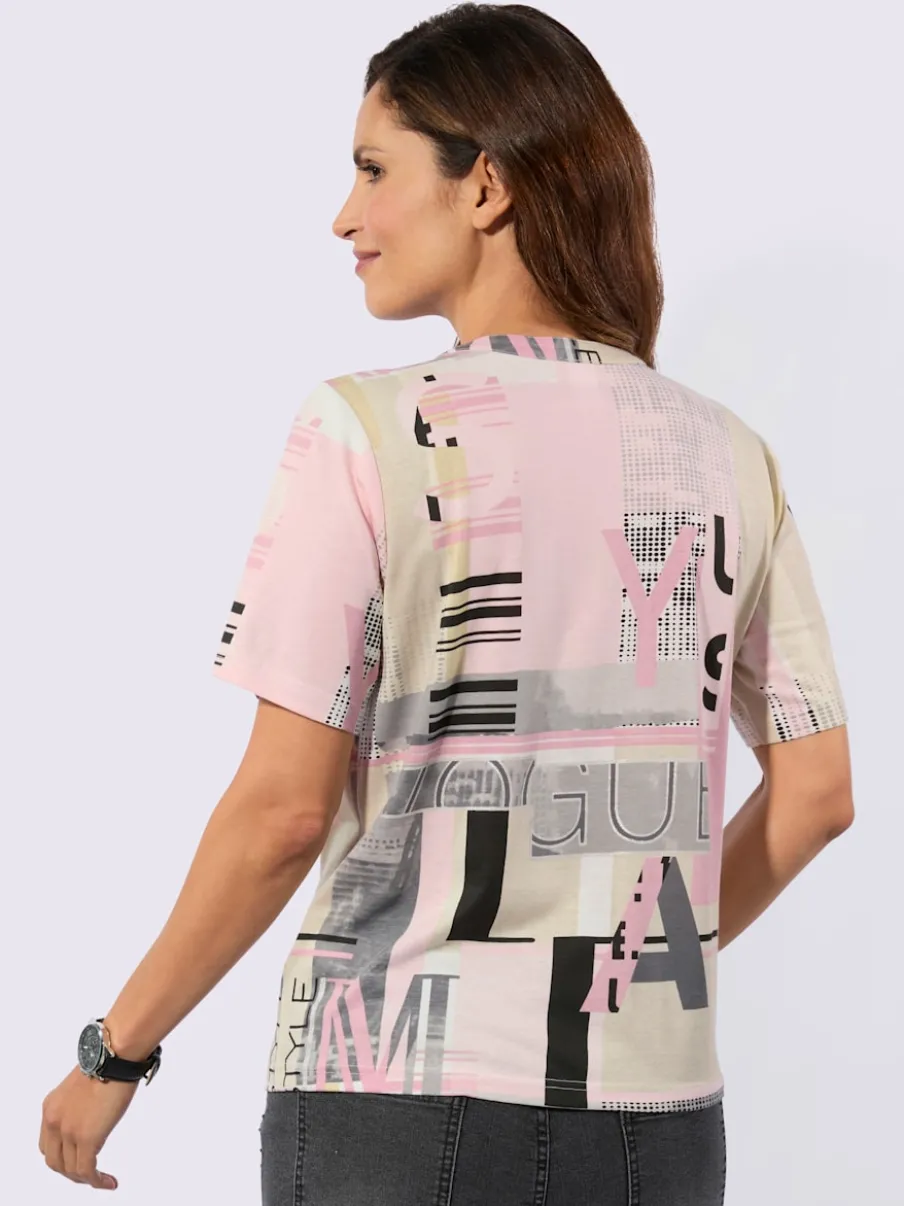 T-shirts à manches courtes avec imprimé graphique léger