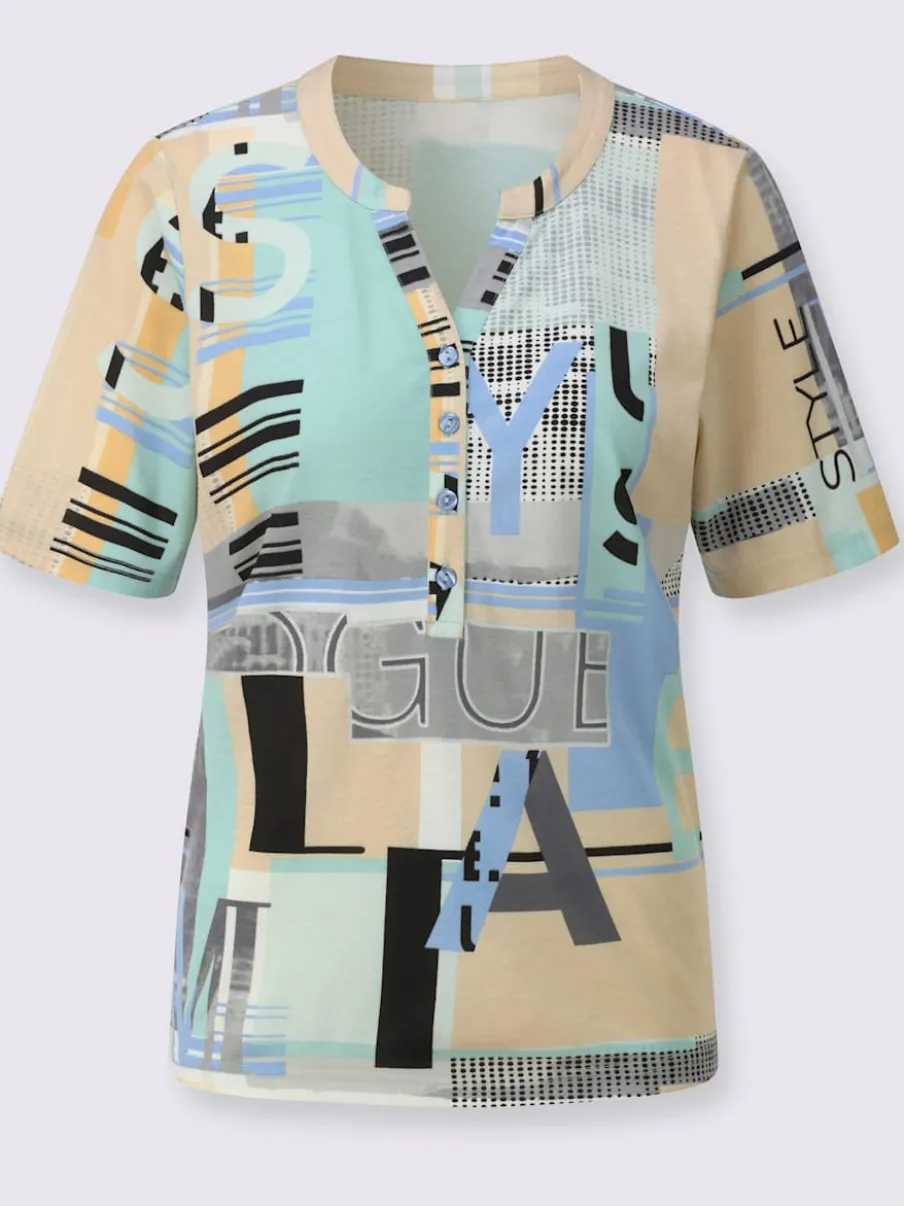 T-shirts à manches courtes avec imprimé graphique léger