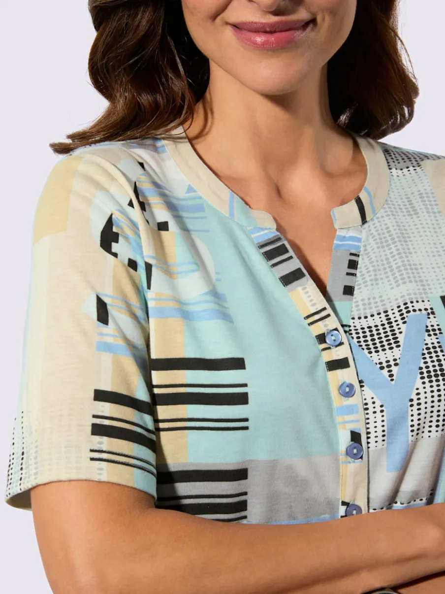 T-shirts à manches courtes avec imprimé graphique léger