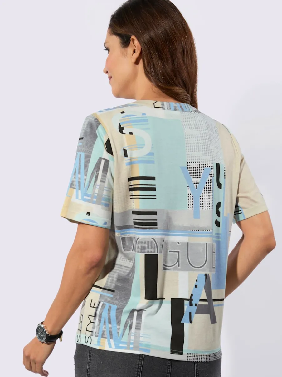 T-shirts à manches courtes avec imprimé graphique léger