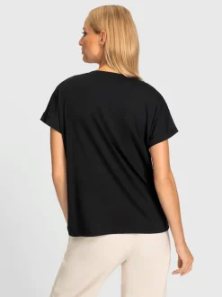 T-shirts à manches courtes avec imprimé 3D encolure ronde