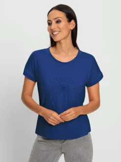 T-shirts à manches courtes avec imprimé 3D encolure ronde
