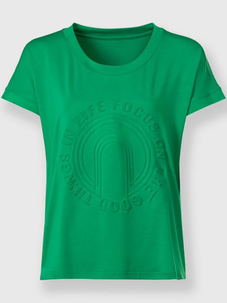 T-shirts à manches courtes avec imprimé 3D encolure ronde