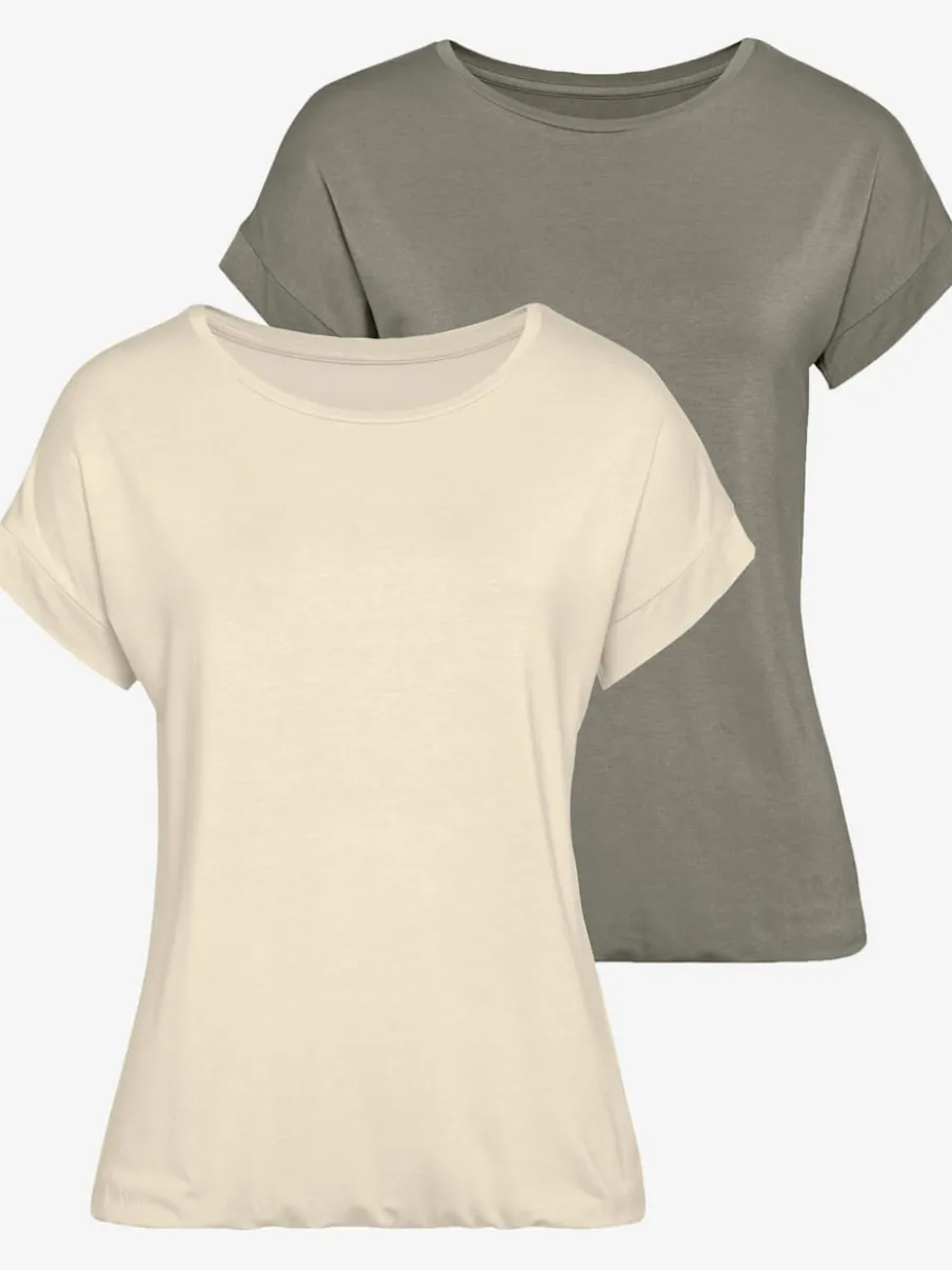 T-shirts à manches courtes coupe décontractée finition douce