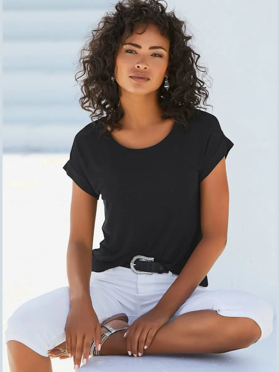 T-shirts à manches courtes coupe décontractée finition douce
