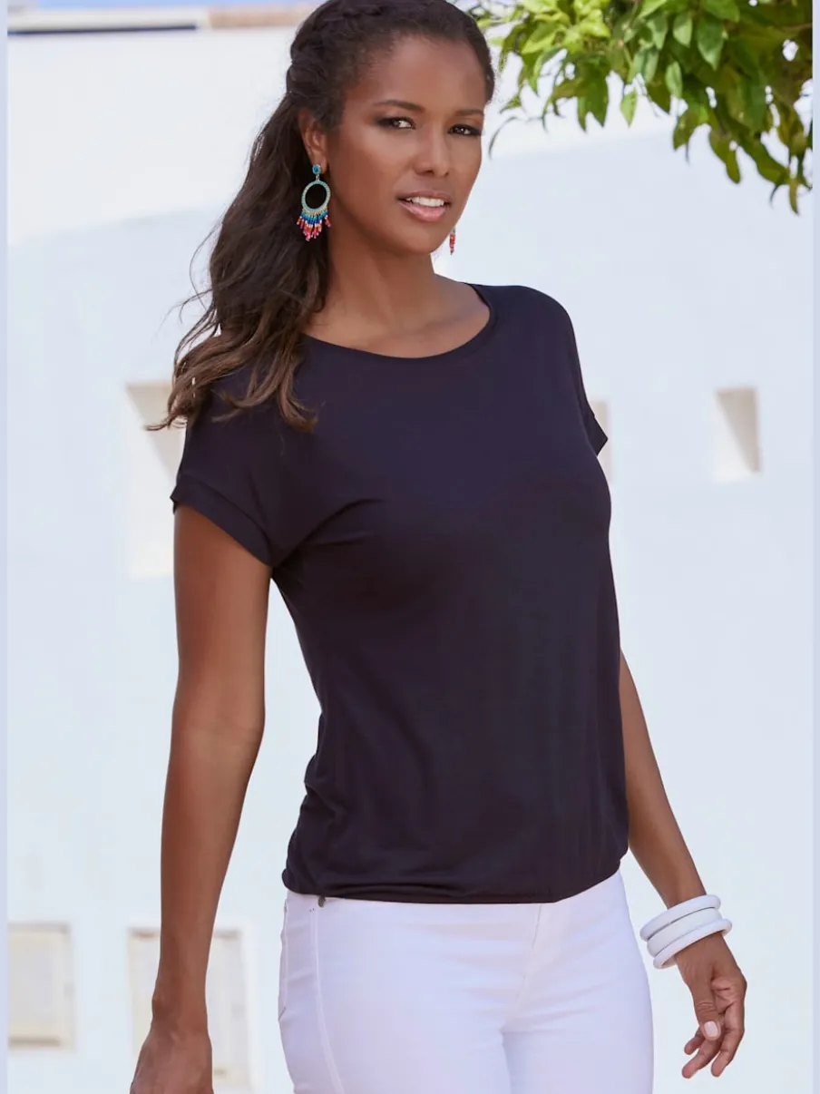 T-shirts à manches courtes coupe décontractée finition douce