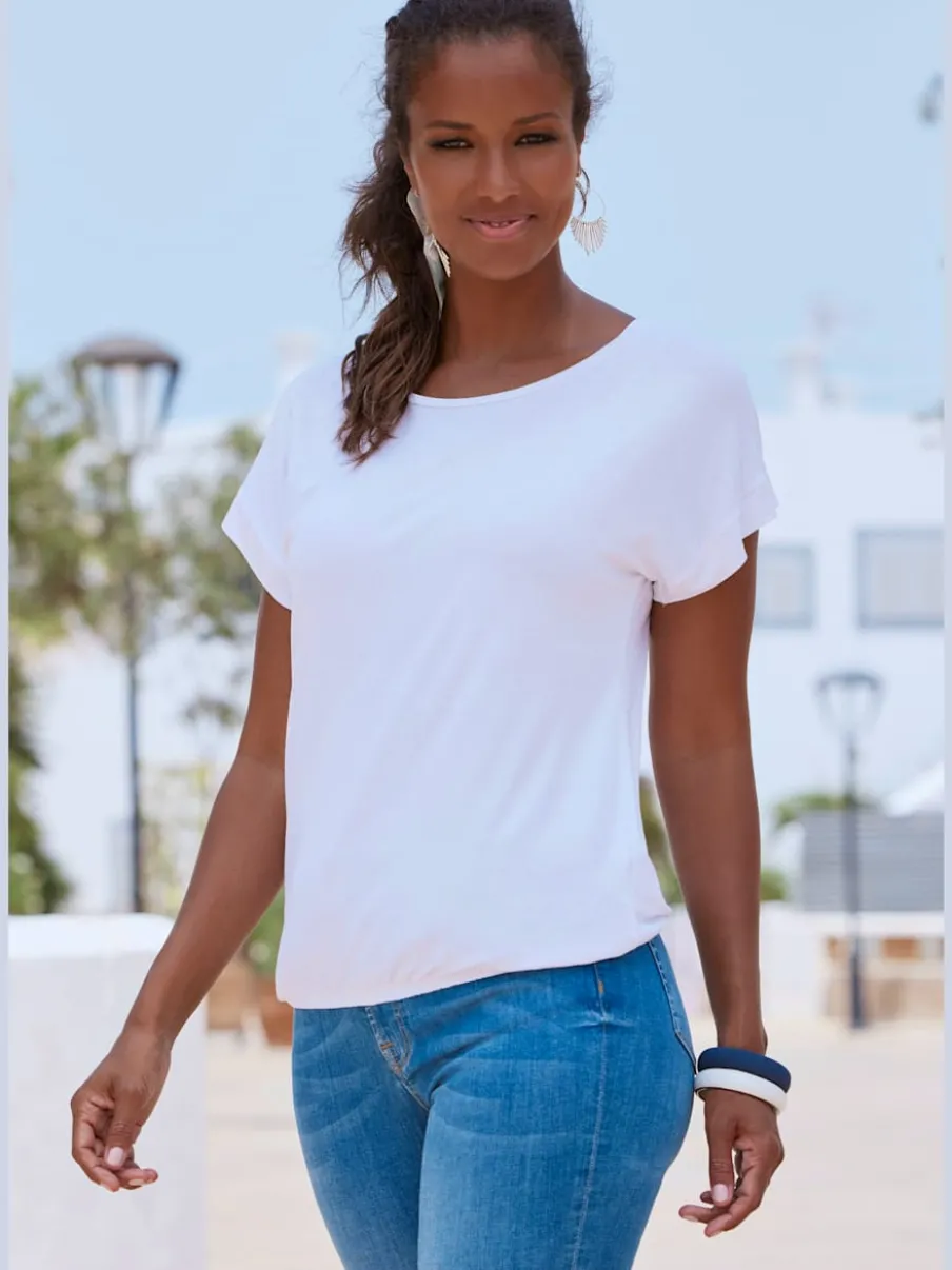T-shirts à manches courtes coupe décontractée finition douce