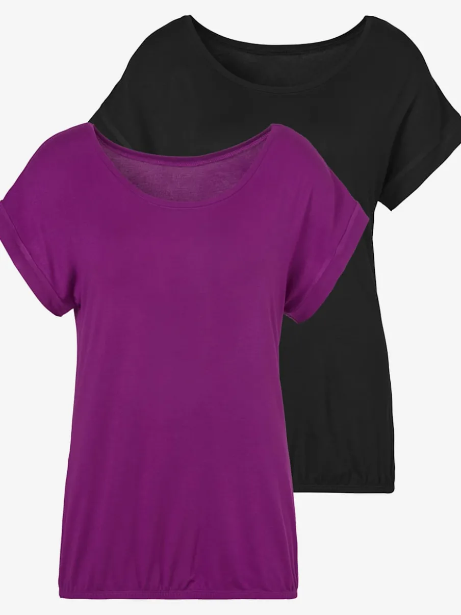 T-shirts à manches courtes coupe décontractée finition douce