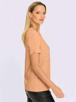 T-shirts manches courtes en coton avec inscription amusante