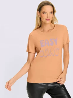 T-shirts manches courtes en coton avec inscription amusante