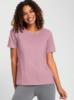 T-shirts à manches courtes en coton doux certifiés GOTS