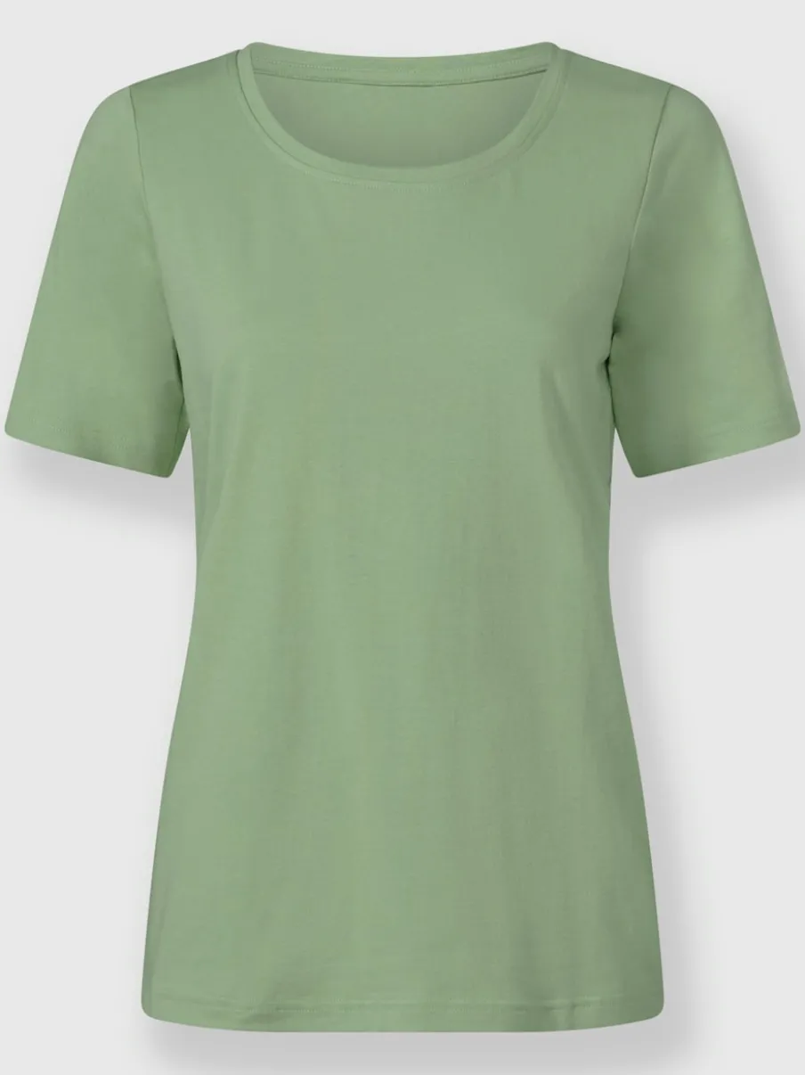T-shirts à manches courtes en coton doux certifiés GOTS
